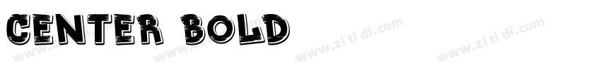 Center Bold字体转换